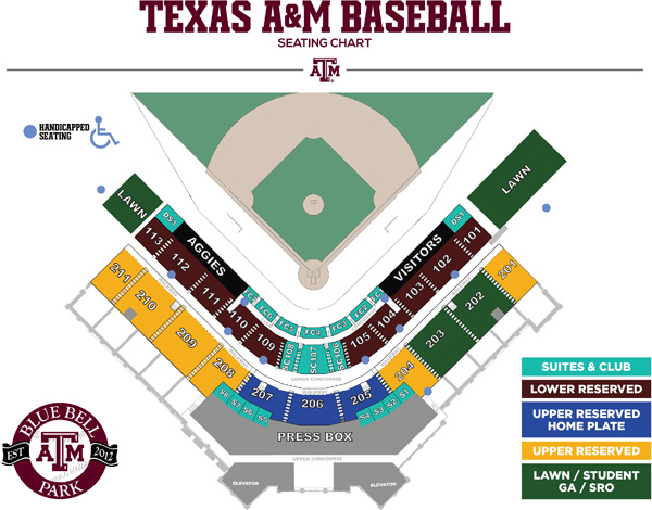 Ut Baseball Field Seating Chart
